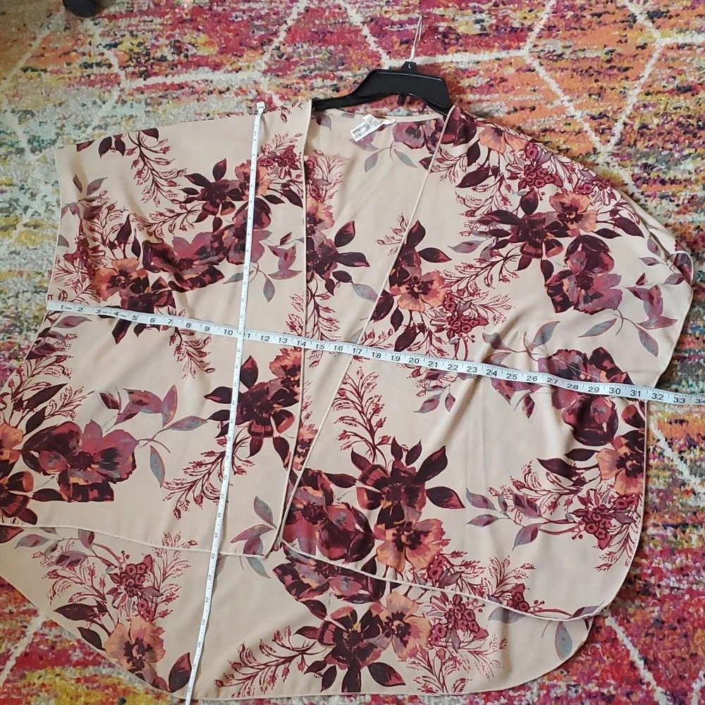 i. JOAH floral kimono style cardigan - Picture 13 of 15